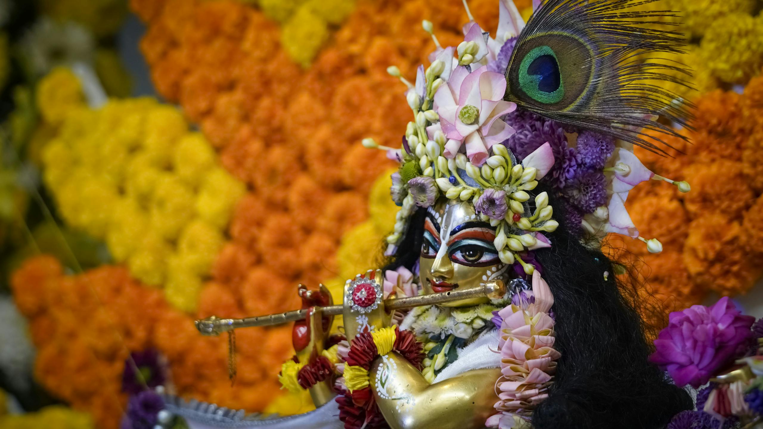 Krishna Golden Figure